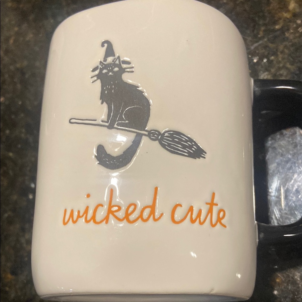 Raw Dunn Wicked Cute Witch Cat Halloween inspired Mug - Picture 8 of 9